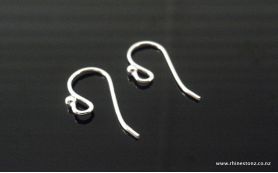 Sterling Silver Ear-Wires 'Ball' 18mm BEST SELLER